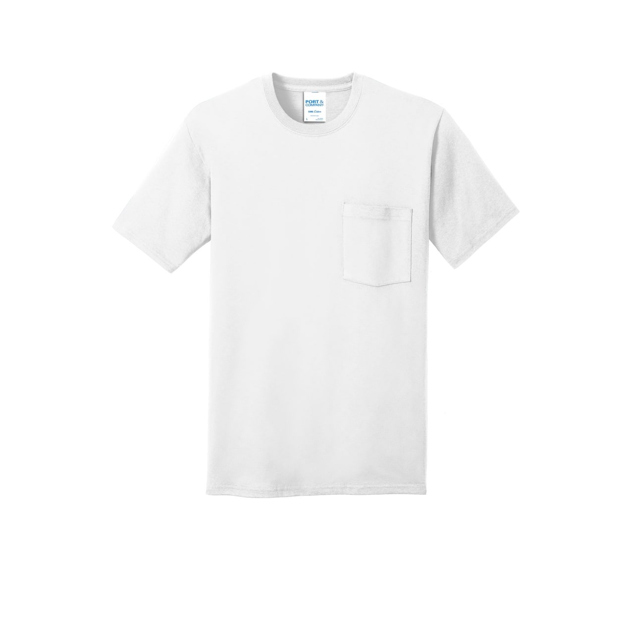Port & Company® Core Cotton Pocket Adult T-Shirt